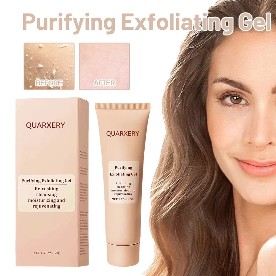 1-3x Purifying Exfoliating Gel, Quarxery Purifying Cream for Face & Body 50g - Image 2 of 4