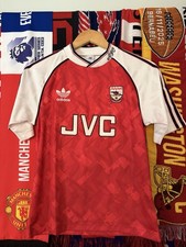 Adidas 90-92 Arsenal home Shirt Size extra small