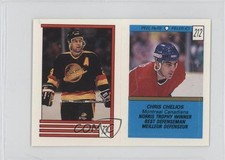 1989-90 O-Pee-Chee Album Stickers Larry Melnyk Chris Chelios #73-212 HOF 0a4
