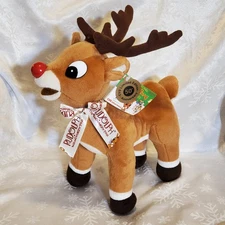 Stuffins Rudolph the Red Nosed Reindeer 50th Anniversary Vintage CVS Plush 12"