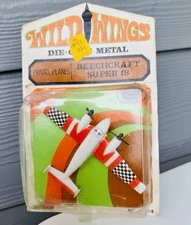 Cragstan Wild Wings Beechcraft Super 18 Toy Plane Vintage 1969 New Old Stock