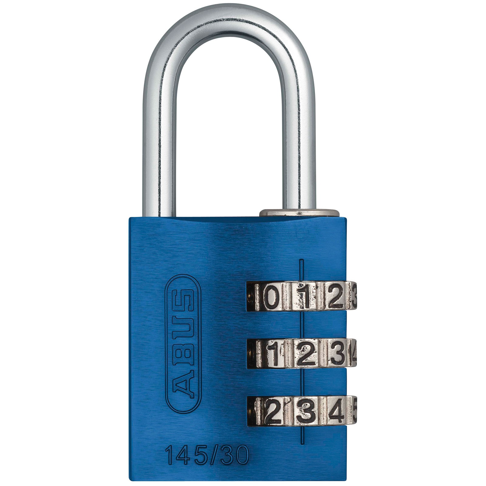 ABUS 145/30 30mm Aluminium Combination Padlock Blue