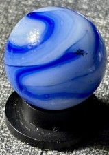 VTG Alley Agate Company Swirl Marble w Adventurine.62