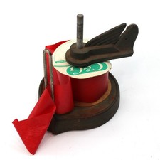 Vintage Chicago Printed String Co. Tape Ribbon Dispenser Cast Iron