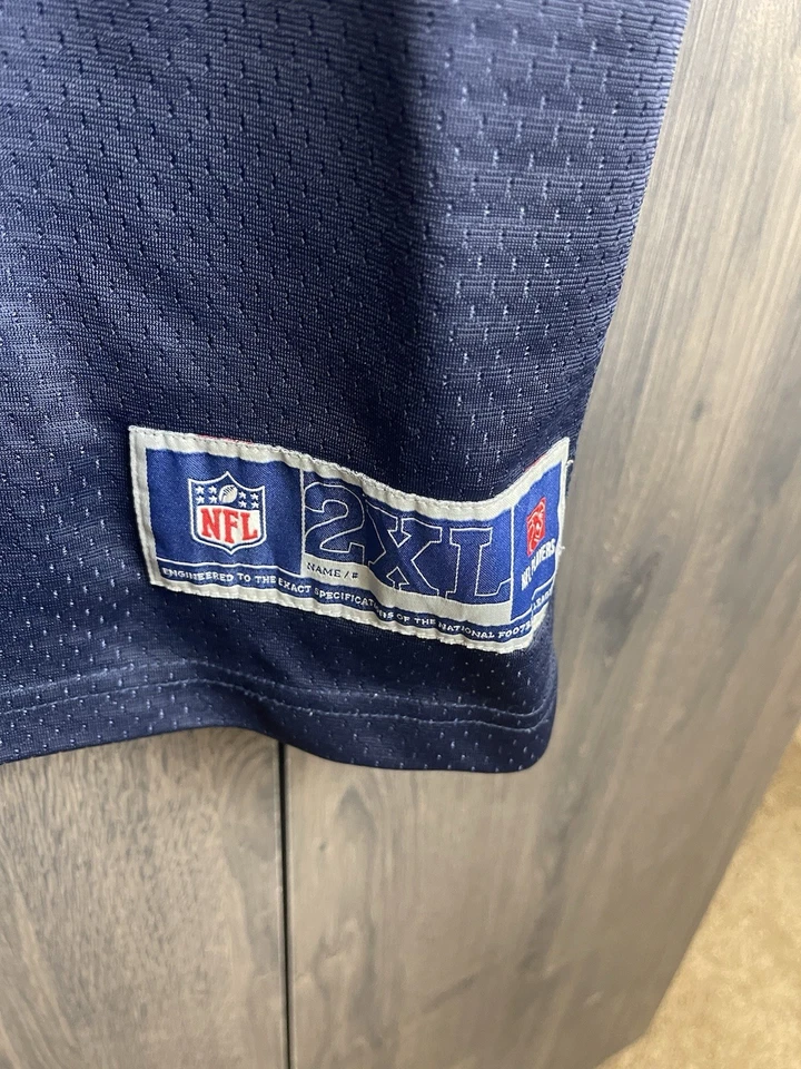 Camiseta NFL Pro Line Dallas Cowboys Ezekiel Elliott #21 Talla Adulto 2XL Azul Foto 3 de 4