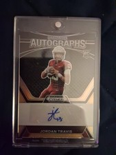2024 Prizm Draft Picks Autographs Jordan Travis Gold Prizm #04/05  (AU, RC)