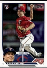 Louie Varland 2023 Topps Minnesota Twins Rookie #441
