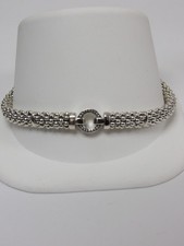 Designer LAGOS Sterling Silver Enso Caviar Beaded Bracelet