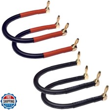 CNCESS CESS-138-6i Right Angle Banana Plug Jumper Cable, Speaker