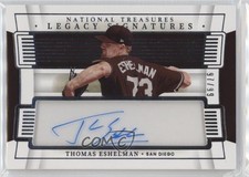 2022 Panini National Treasures Legacy Signatures 97/99 Thomas Eshelman Auto 0tx6
