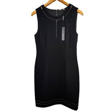 NWT Elie Tahari Black Carol Cutout Sheath Dress Size US 8