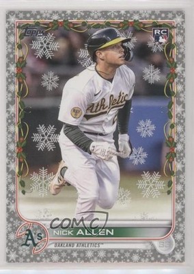 2022 Topps Holiday Mega Box Metallic Nick Allen #HW38 Rookie RC 5b4