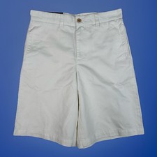 Vineyard Vines Club Shorts Classic Fit Boy's Size 16 White Actual Size 27x9