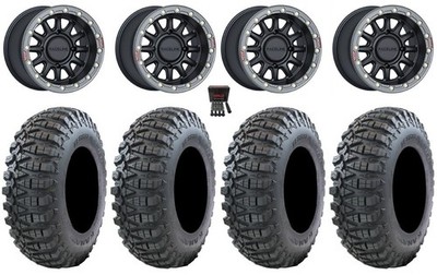 Raceline Alpha Bdlk 15'' Wheels BK 33'' Terra Master Tires Pioneer 1000 / Talon