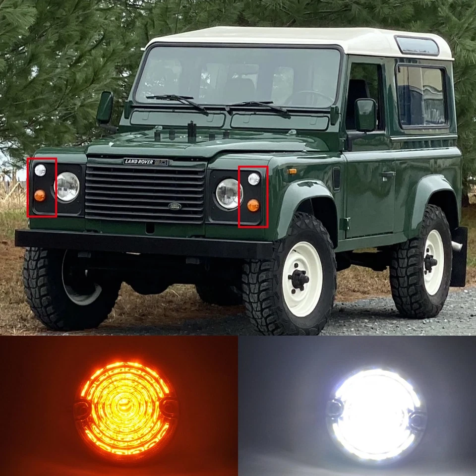 Juego completo de 10 intermitentes faros antiniebla luz para Land Rover Defender 90 110 Foto 2 de 4