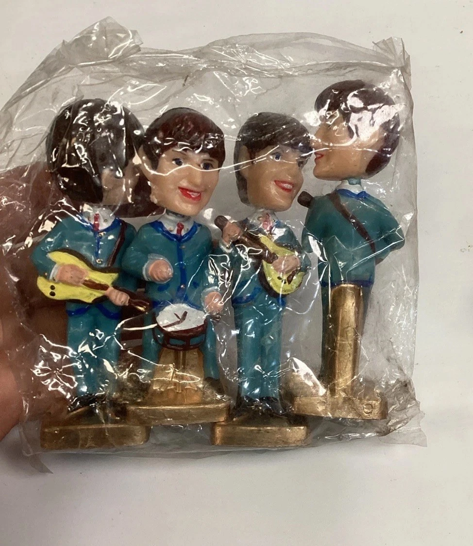 Original 1964 Set of Beatle Bobble Head Nodders at beatles bobbleheads a