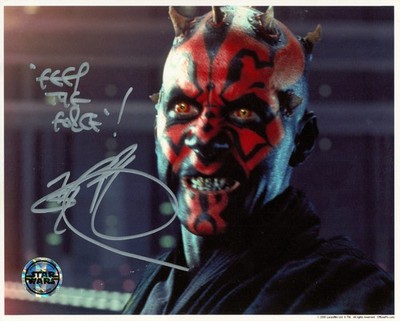 Ray Park signed Autograph Darth Maul 8x10 photo Star Wars Official Force rare