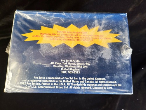 VINTAGE THUNDERBIRDS PRO SET TRADING CARDS SEALED BOX UNUSED - Picture 2 of 2