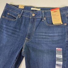 Levi s 711 Skinny Jeans Women s 32x26 Dark Wash Mid Rise Stretch NWT