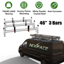 3 Bars 46" 750lbs Cargo Van Ladder Roof Rack For Ford Transit Connect 2014-2024