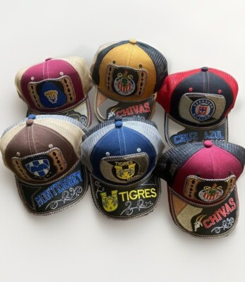 Gorra Equipos de Futbol Mexico Artesanal Hat Trucker Men Cachucha Charra