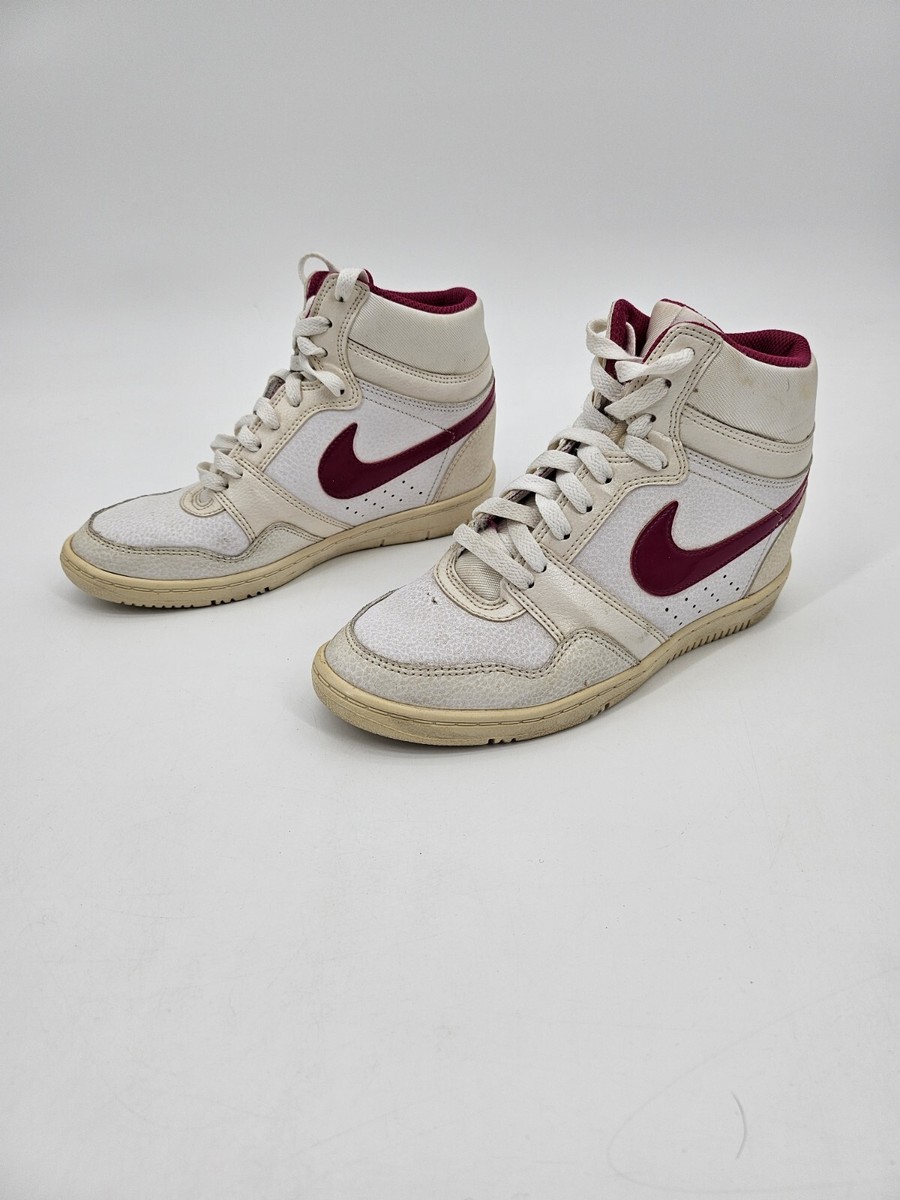 Shoes Nike Air Force One Wedge Sneakers Nike Air Force Sky High