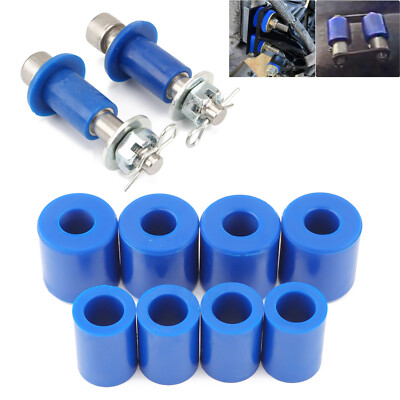 For Peterbilt 379 Engine Hood Hinge Pivot Bolt Bushing+Hood Roller Bushings Kit 