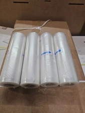 NEW  8" x 20' LOT of 4 Vacuum Sealer Bags Rolls Food Saver Embossed Bag 4 Mil