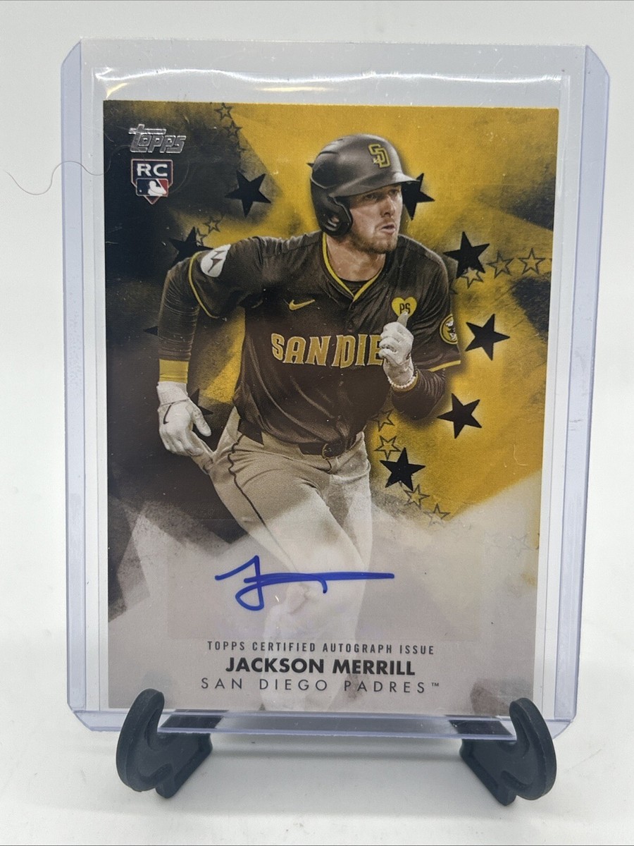 2024 Topps Update Jackson Merrill Rookie RC Auto Baseball Stars 