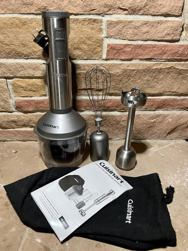 Cuisinart HB900PC Immersion Hand Blender with Bag & Extras eBay