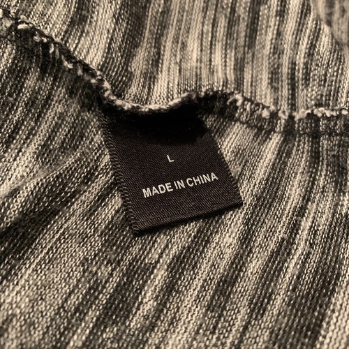 It Works! Global Women’s Zip Up Cardigan Black Grey Bling Logo Spell Out Size L - Picture 6 of 7