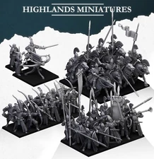 Aegean Elves Battalion force - Highlands Miniatures 28mm