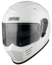 Image of Simpson Venom (ECE-22.06) - Gloss White Motorcycle Helmet