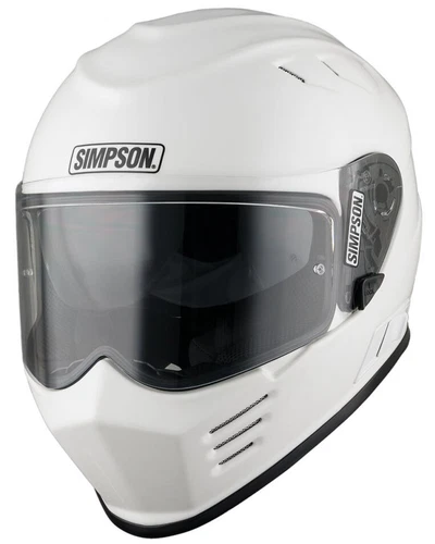Simpson Venom (ece-22.06) - Gloss White Motorcycle Helmet