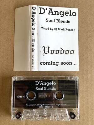 D'ANGELO Voodoo Soul Blends PROMO CASSETTE Album DJ MARK RONSON