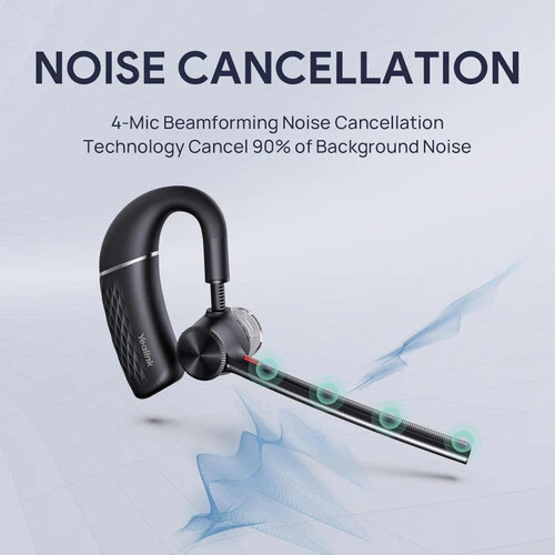 Yealink BH71 Pro Bluetooth Headset with USB-C/A Teams & Zoom Certified 1208709 - Image 3 of 4