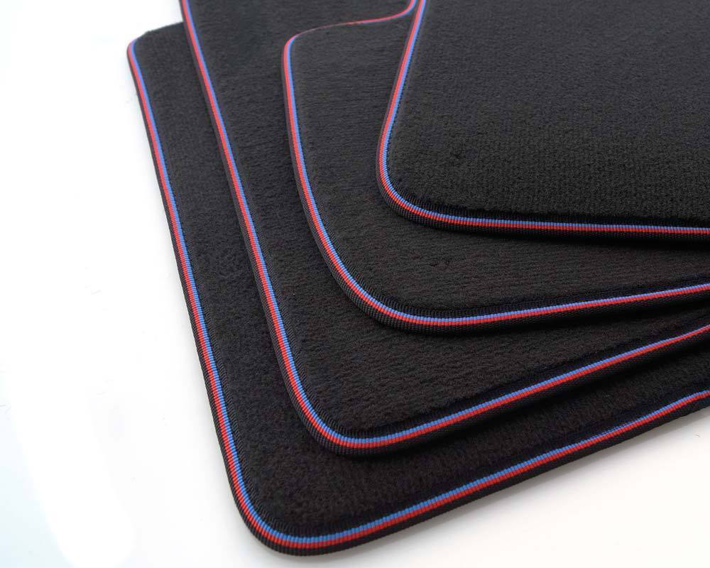 Tapis de sol BMW X3 E83 noir velours 750g/m² compatibles M3 et modèles Luxe