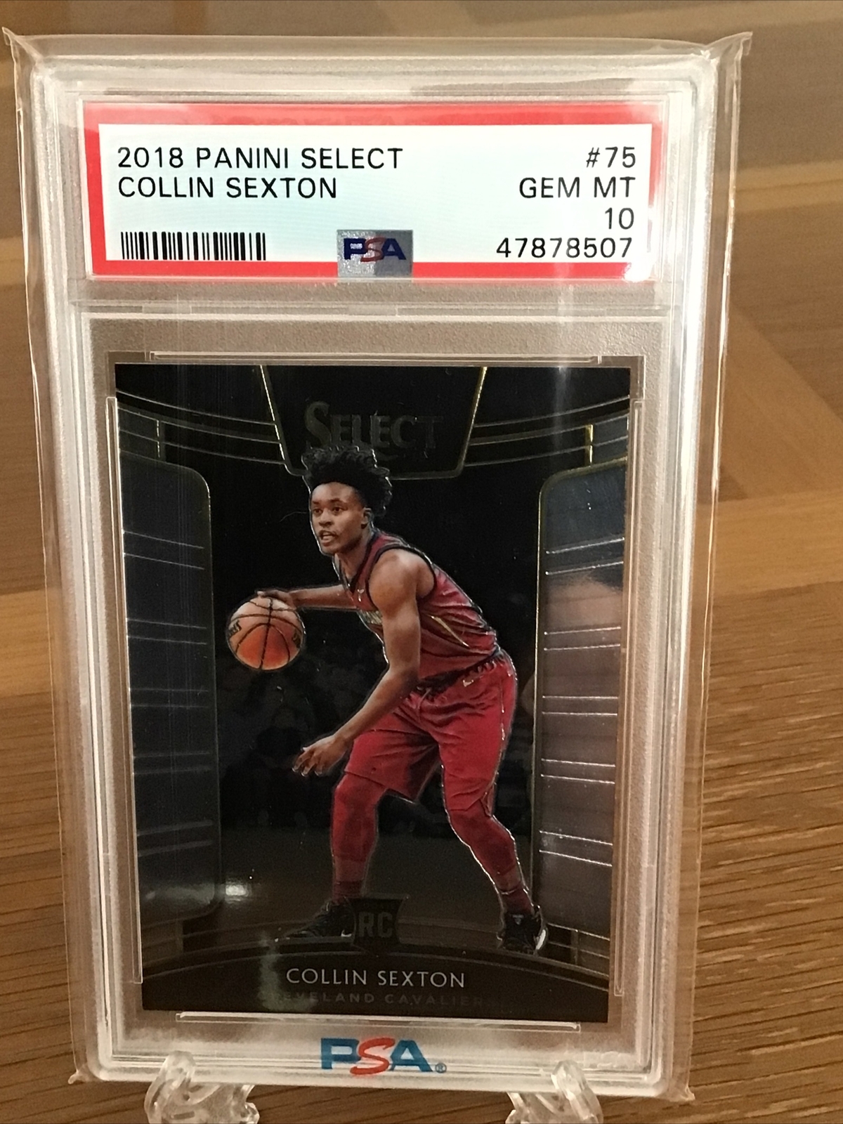 2018-19 Panini Select #75 Collin Sexton Cavaliers RC Rookie PSA 10 GEM MINT