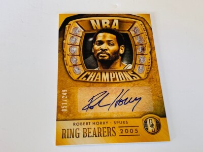 Robert Horry Autograph Lakers Auto signature /249 Ring Bearer 2014