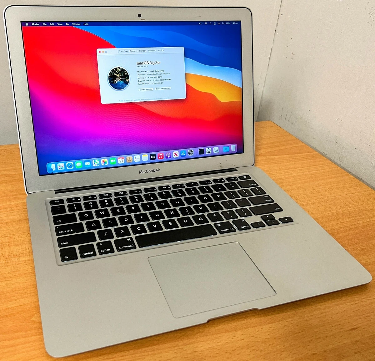 Macbook air 13 clearance intel core i5