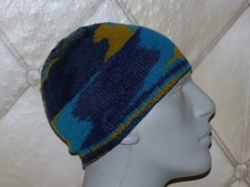 New Winter Chunky Knit Ski Beanie Hat Wool Ochre Light Dark Blue