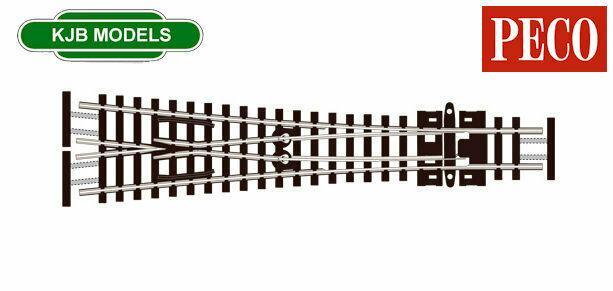 PECO SL-E397F Y Point Medium Radius Turnout - Code 55 ELECTROFROG N Gauge Track