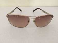 Guess VTG Aviator Sunglasses Gold metal Frames Brown Gradient lenses