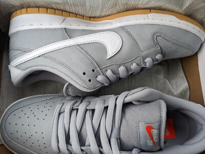 Nike SB Dunk Low Pro ISO Wolf Grey Gum Size 10 US Men's
