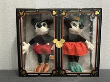 Retro 1923 Mickey Mouse and Minnie Mouse Collectible Plush Dolls Limited Release