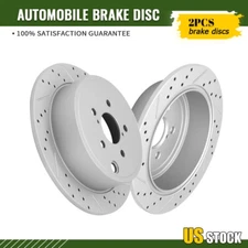 Rear Drilled Disc Brake Rotors for Subaru Forester Impreza Legacy Outback BRZ