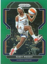 2022 Panini Prizm WNBA SHEY PEDDY #94 GREEN PRIZM MERCURY