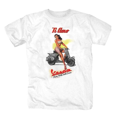 Vespa Roller Italien Mofa Italia T-Shirt S-5XL