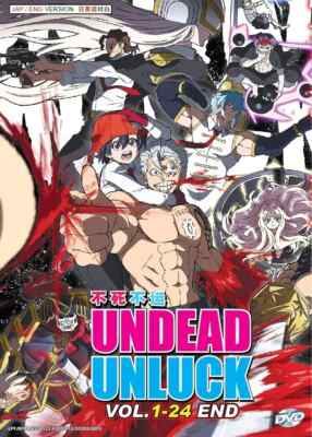 Undead Unluck Complete Series Vol.1-24 End Anime DVD [English Dub] [Free Gift]