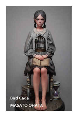 Unpainted Unassembly Garage Resin Bird Cage Masato Ohata GK Figure Model Kits